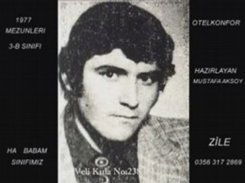zile sanat okulu 1977 mezunları 3-b sınıfı öğrencileri