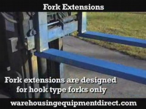 Forklift Extensions / Extenders 800-845-5655