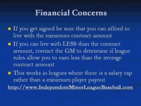 Independent Baseball Tryouts - Factors To Consider
