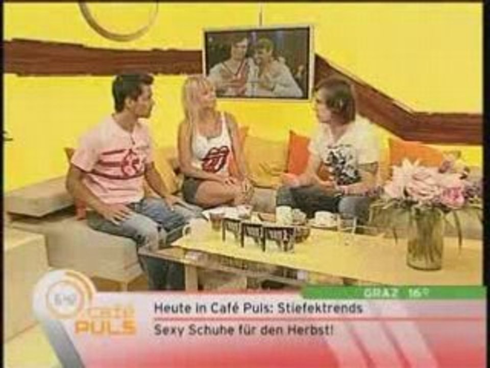 Thomas Godoj bei Cafe Puls Frühstücksfernsehen