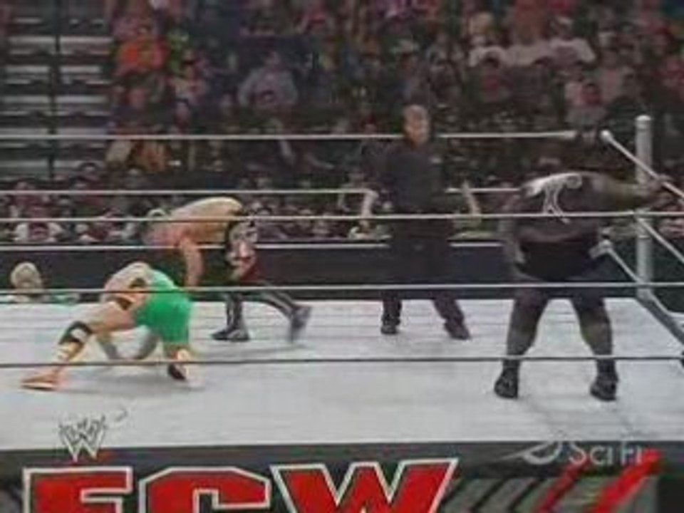 Evan Bourne vs Finlay vs Mark Henry 21.10.08