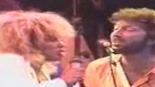 T Turner E Clapton P Collins & Mark Knopfler  (Live Aid)