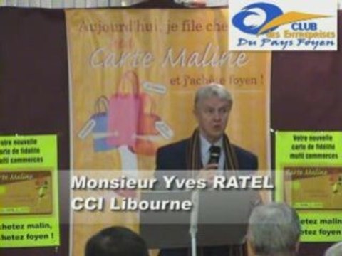 Yves Ratel - Discours Inauguration Carte Maline