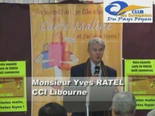 Yves Ratel - Discours Inauguration Carte Maline