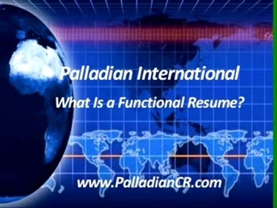 Should I use a functional resume format?