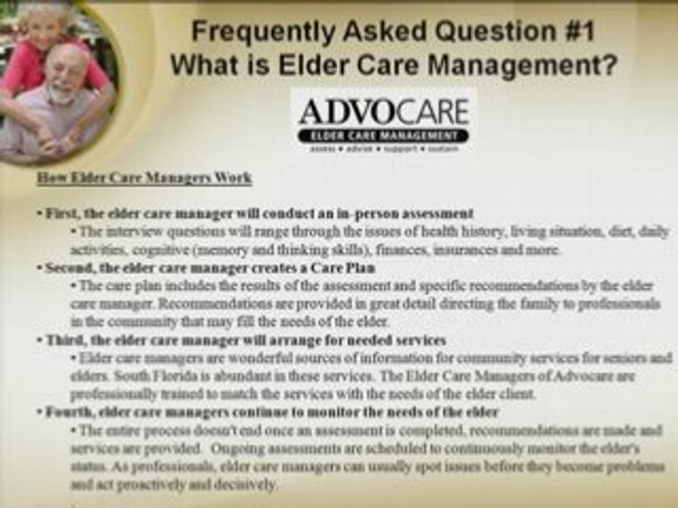 FAQ 1 Elder Care South Florida