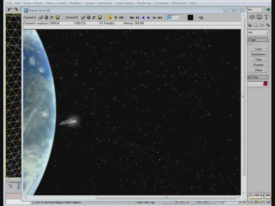 Tuto vaisseau explosion