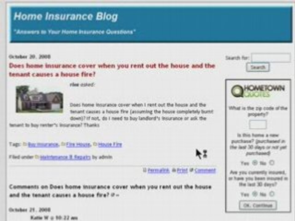 Home Insurance Answers