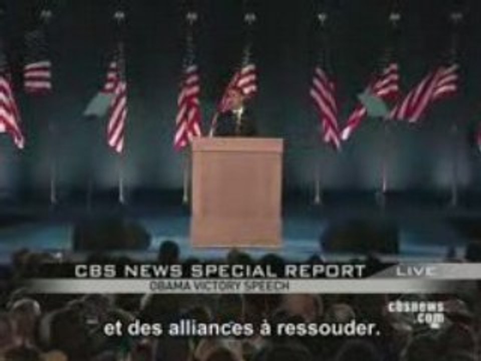 Barack Obama Presidential Victory Speech VOSTFR