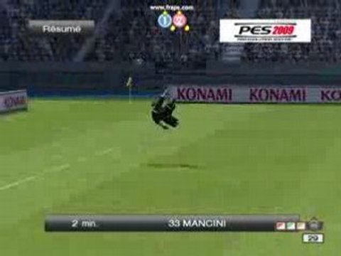 PES 2009 Mancini Lob