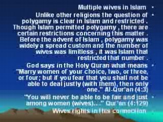 Polygamy not only in Islam,it is also a solution