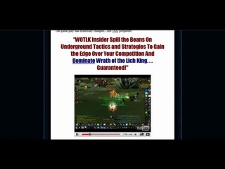 Wotlk Secrets - Wow Wotlk Secrets