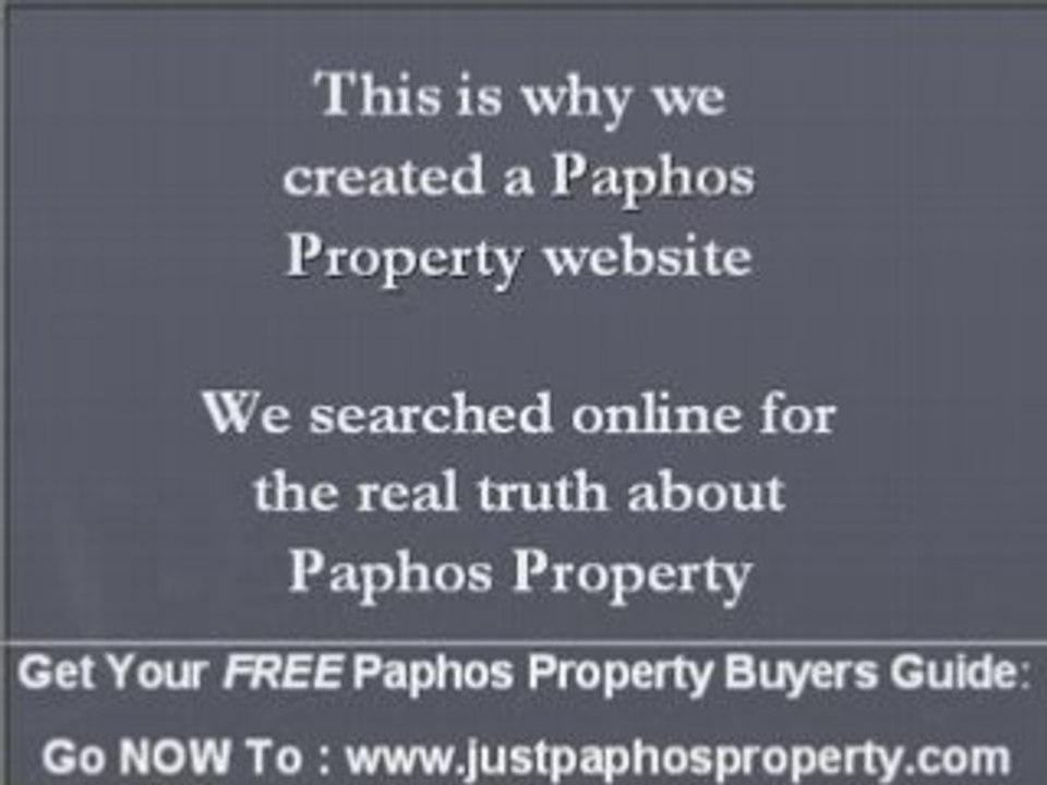 Property For Sale Paphos
