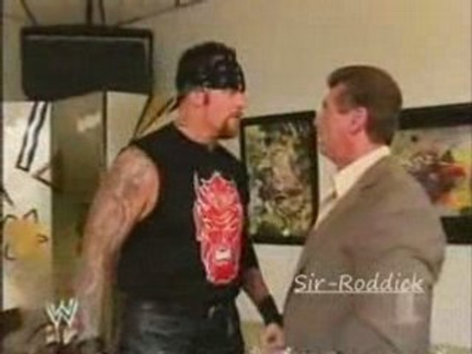 Undertaker demands a Match with Angle