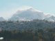 Montagnes de belledonne vers Grenoble filmées début d'hiver