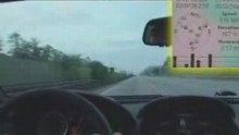 BMW M6 - 332 kph. Deutsche autobahn.