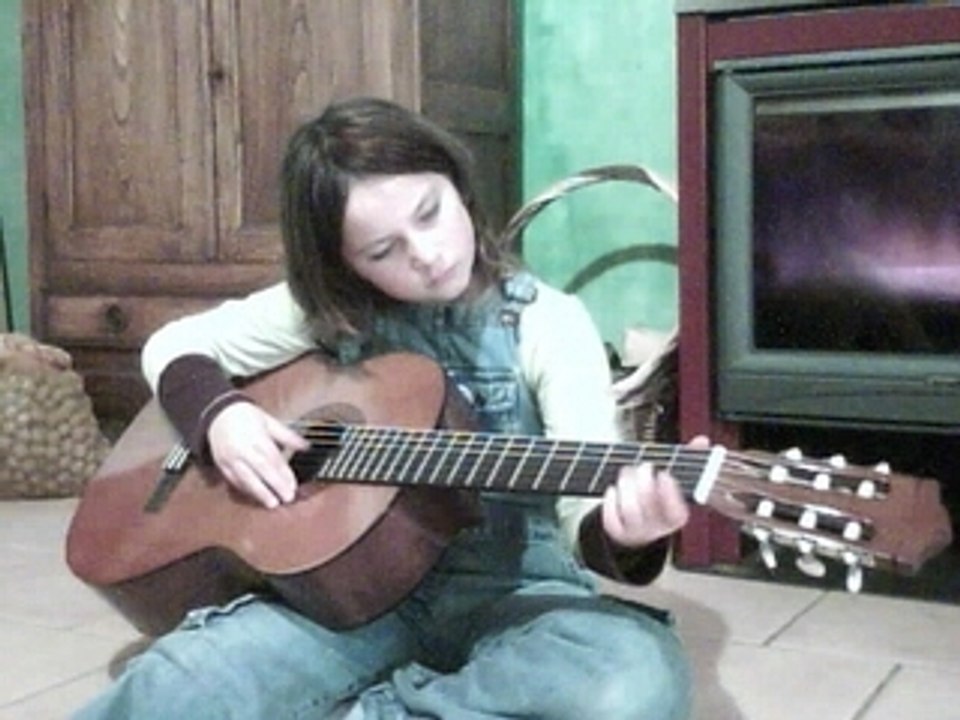 Jeanne a la guitare