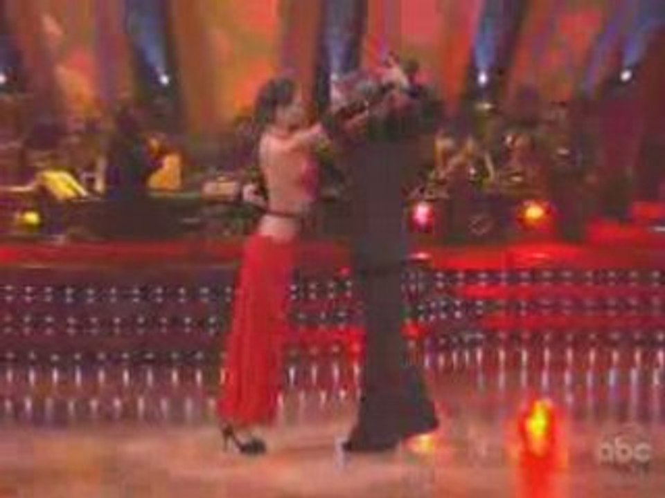 Brooke Burke & Derek Hough Tango on DWTS