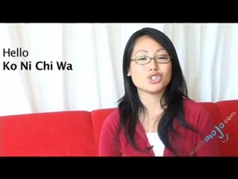 Language Translations - How To Say In Japanese: Hello