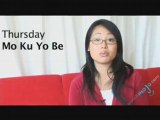 Language Translations - How To Say In Japanese: Thursday