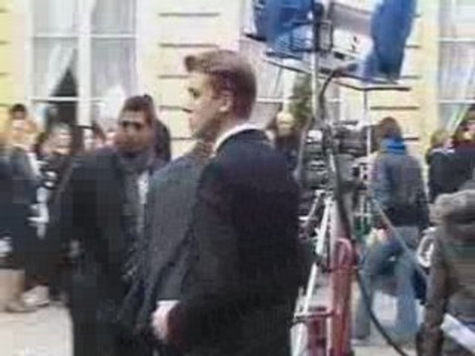 Jonathan Rhys Meyers Tournage "From Paris With Love"