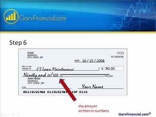 How to Write a Check - Gaurav Bhola