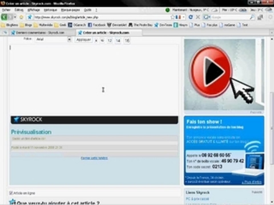BlogNess Plus - Utilisation
