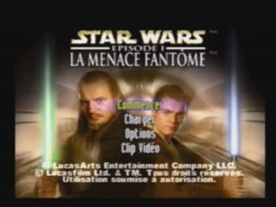 Test de star wars episode 1  La menace fantome (PS1)
