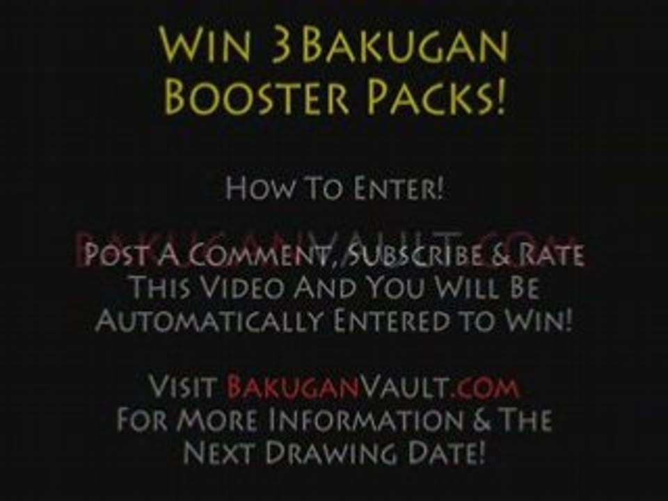 Brown Bakugan - WIN 3 Bakugan Boosters Packs!