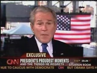 VOSTF - George W. Bush entre fierté et regrets