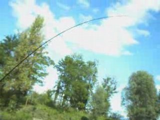 Combat avec une carpe de 10kg