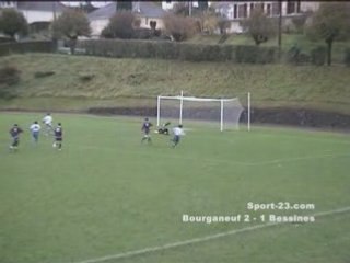 Coupe CO> (Bourganeuf - Bessine) Bourganeuf prend l'avantage