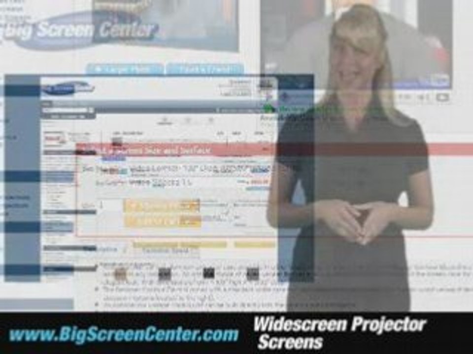 Widescreen Projector Screens