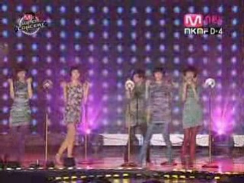 Wonder Girls - Nobody [Mnet M Super Concert] 11.11.2008