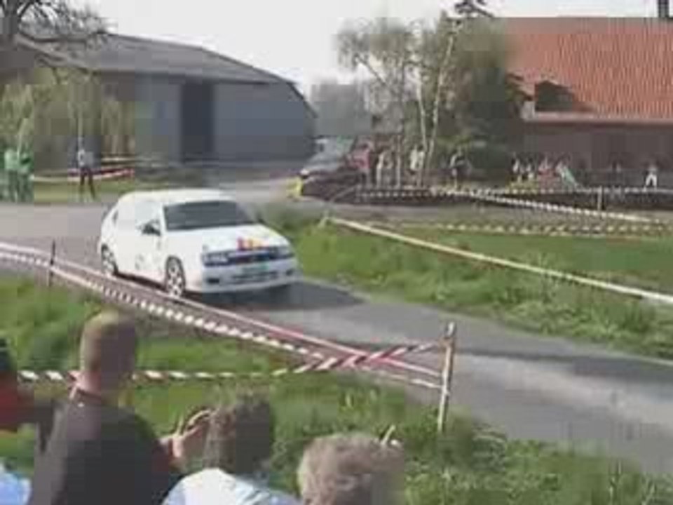 Rallye de la lys 2007 GOMET/DELEBASSEE FCRACINGTEAM ES3