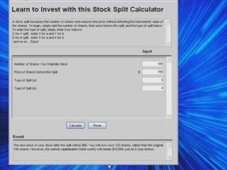 Learn to Invest Money Calculator