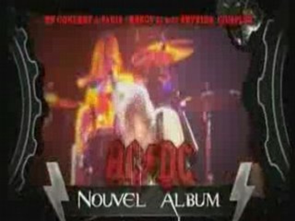 publicité ACDC Black Ice