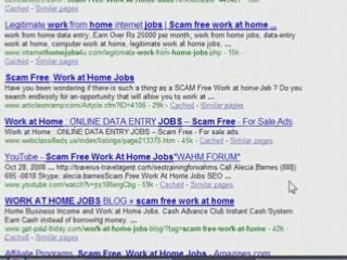 '(Scam Free Work At Home Jobs)-Final Results*SEO*