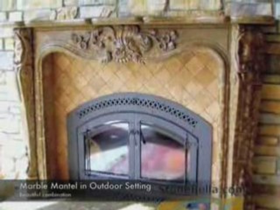 Marble & Travertine & Cast Stone Fireplace Mantels