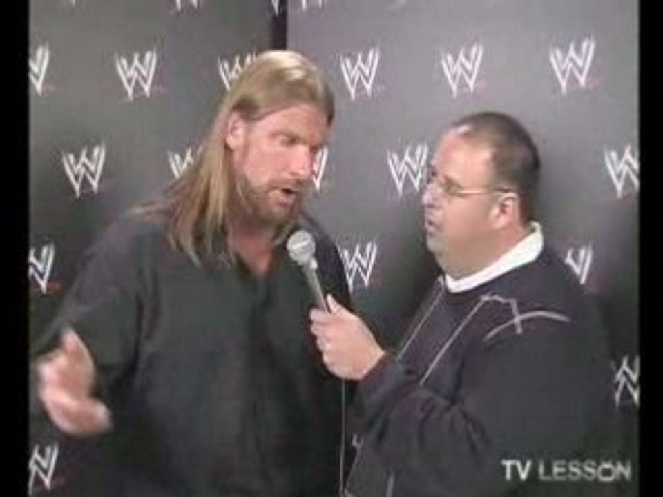 Interview with WWE Superstar Triple H