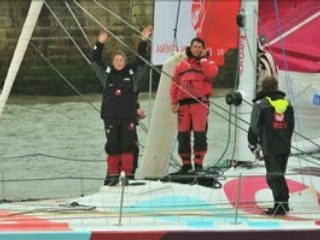 Depart du Vendee Globe 2008