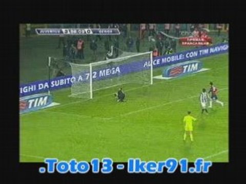 JUVENTUS TURIN - GENOA 3-1 BUT DE MILITO