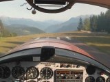 Take-off and landing at Meribel and Courchevel