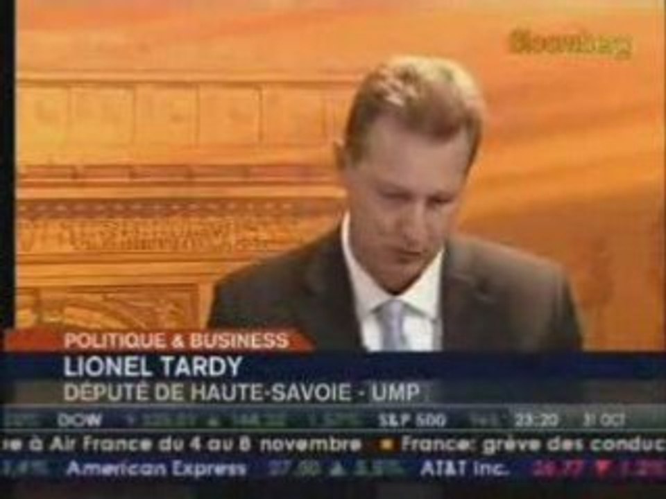 Le Débat BloombergTV - 31/10/2008 - J. Mallot / L. Tardy