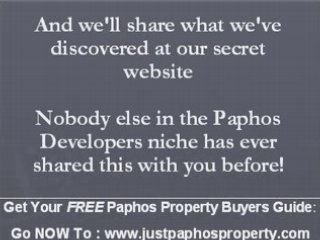 Paphos Property Sale