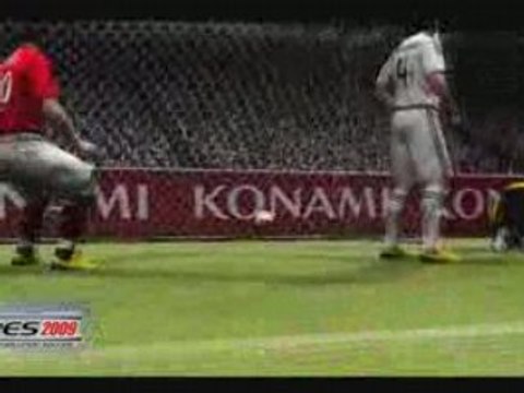 PES 2009 bests goals : demi-volée Carrick à 40 m - Silas