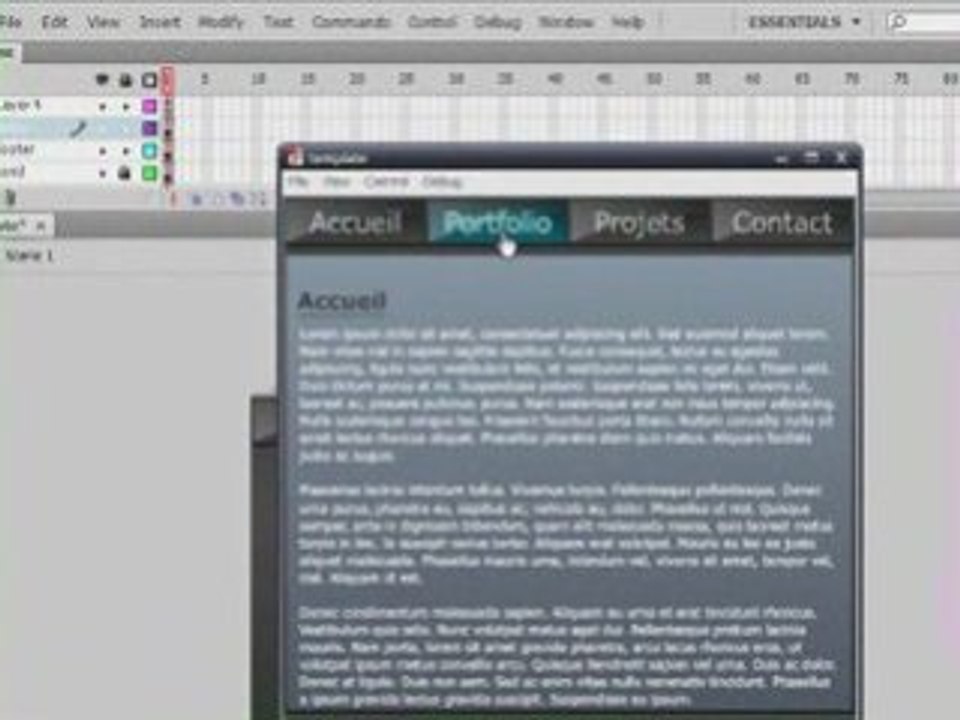 Tutoriel Flash: Créer une Interface en as3 (partie 1)