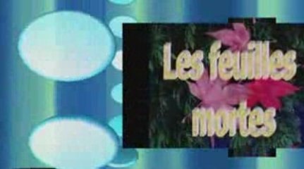 La chanson de l'automne