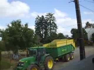 Tracteur et benne JohnDeere
