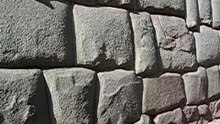 Mauer mit Inka-Stein mit 12 Ecken